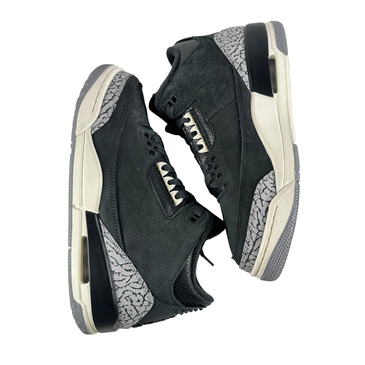 CK9246 001 Jordan 3 Retro Off Noir (Women's) [USED] - 8 W (Used)