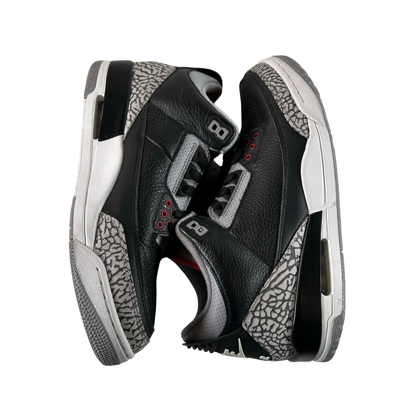 854262 001 Jordan 3 Retro Black Cement (2018) [USED] - 10.5 M (Used3)