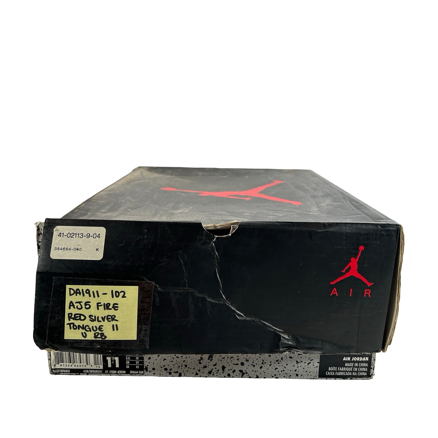 DA1911 102 Jordan 5 Retro Fire Red Silver Tongue (2020) [USED] - 11 M (Used) (Replace Box)