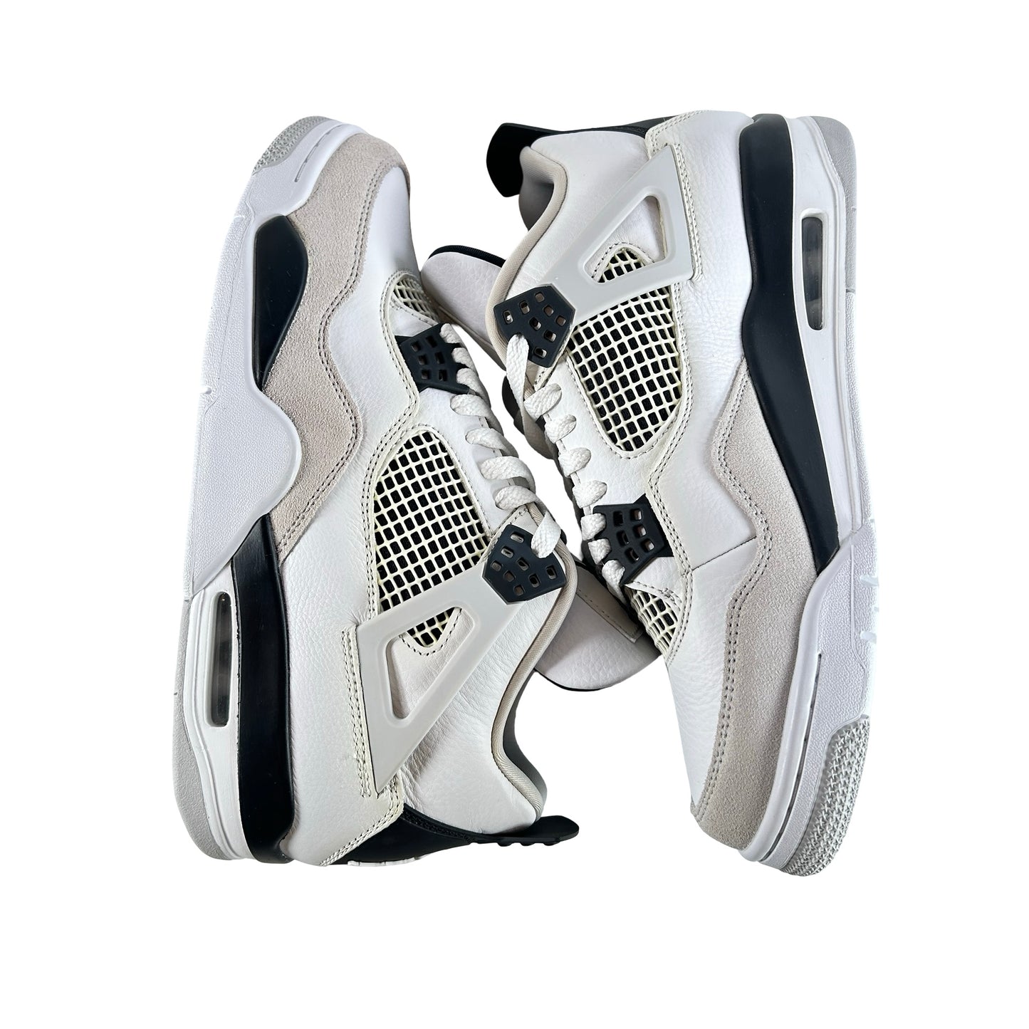 DH6927 111 Jordan 4 Retro Military Black - 9 M (Yellowing)