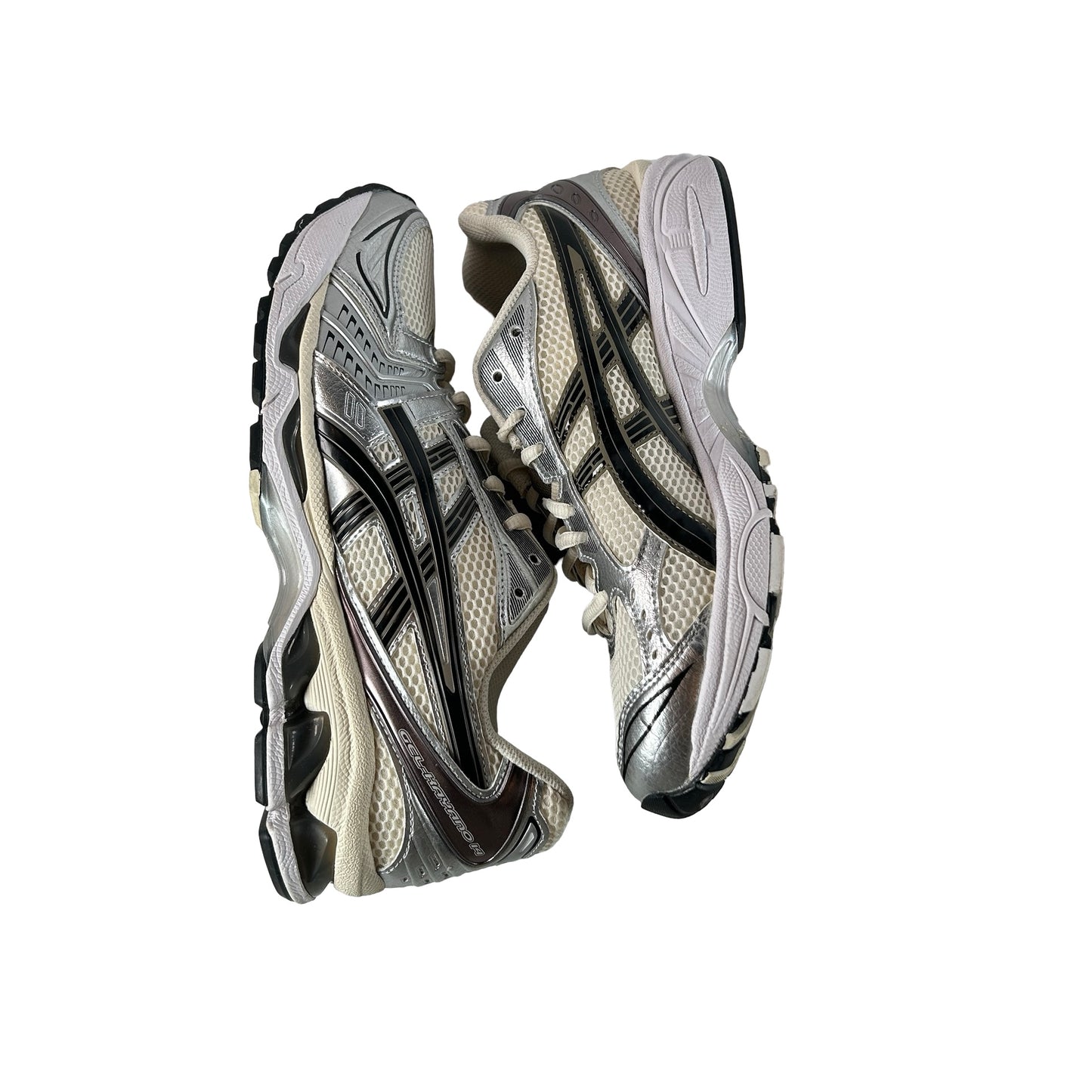 1201A019 108 ASICS Gel-Kayano 14 Cream Black Metallic Plum [USED] - 9 M (Used) (No Box)