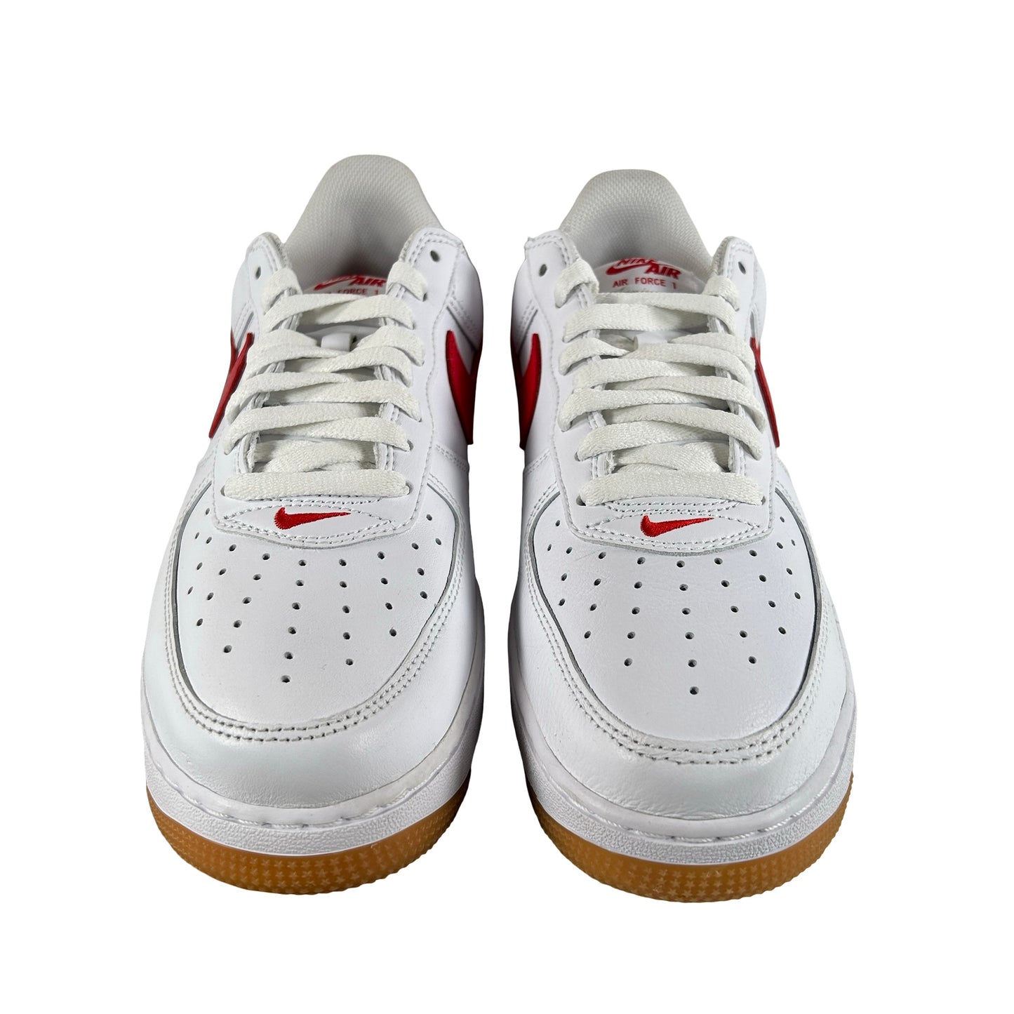 DJ3911 102 Nike Air Force 1 '07 Low Color of the Month University Red Gum [USED] - 9 M (Used)