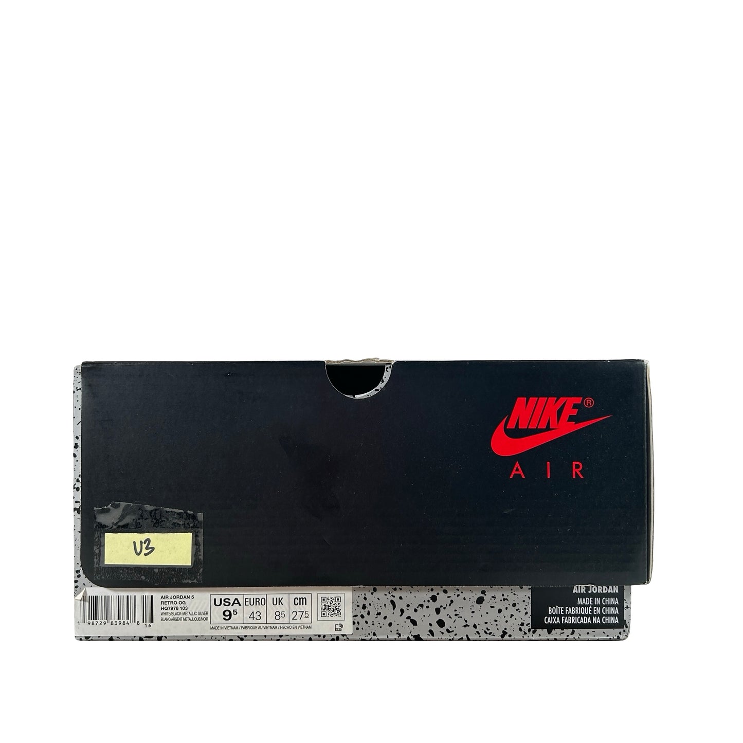HQ7978 103 Jordan 5 Retro White Metallic (2026) [USED] - 9.5 M (Used3)