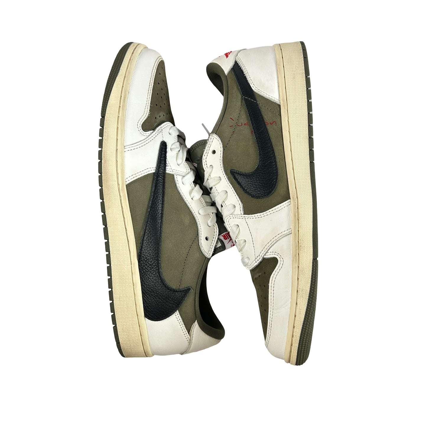 DM7866 200 Jordan 1 Retro Low OG SP Travis Scott Medium Olive [USED] - 12.5 M (Used)