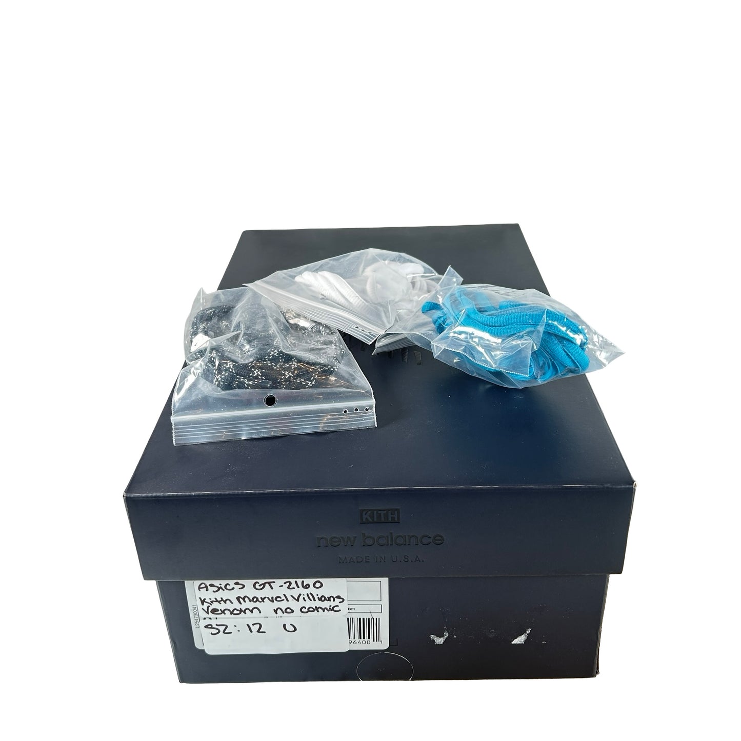 1203A660 DBSPVN ASICS GT-2160 Kith Marvel Villains Venom [USED] - 12 M (Used) (Replace Box)