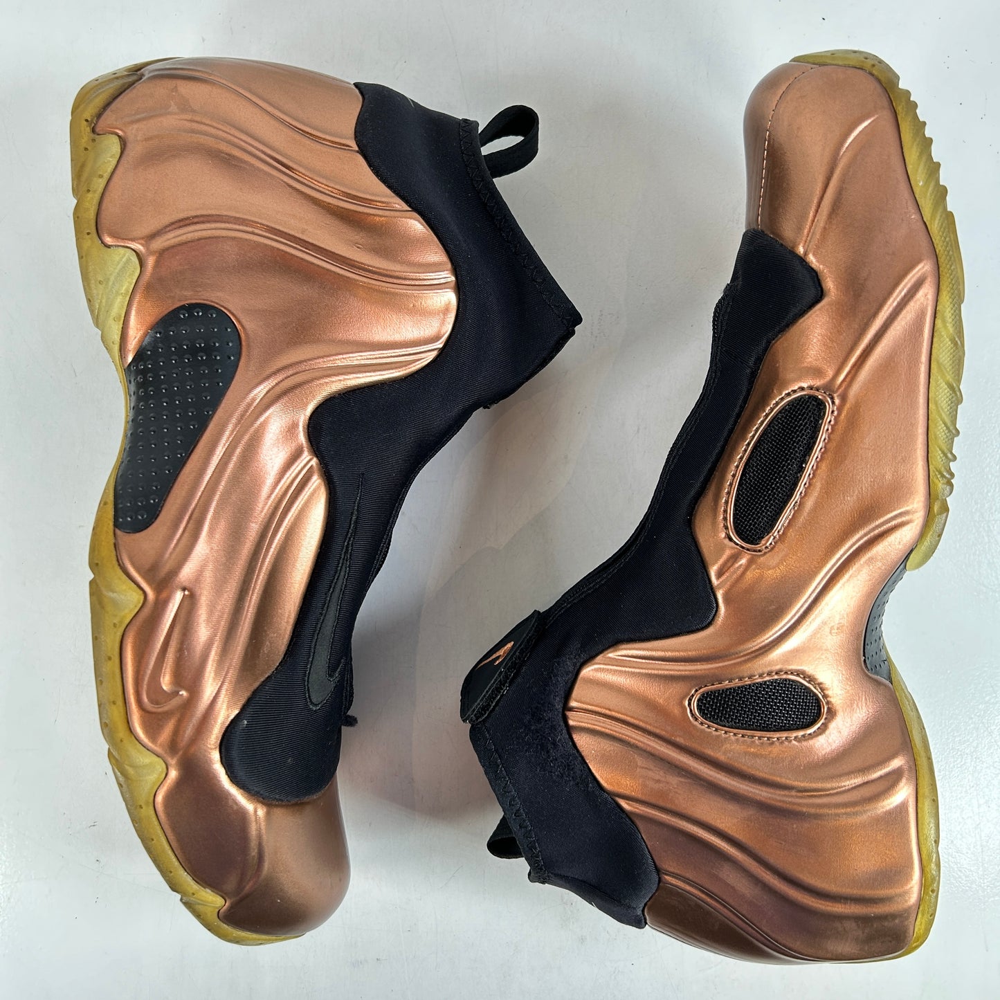 658109 800 Nike Air Flightposite Copper (2014) [USED] - 11.5 M (Used) (No Box)