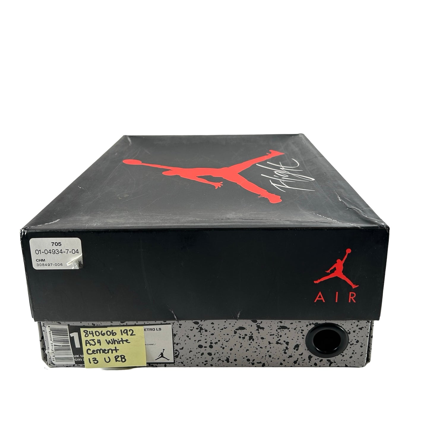 840606 192 Jordan 4 Retro White Cement (2016) [USED] - 13 M (Used) (Replace Box)