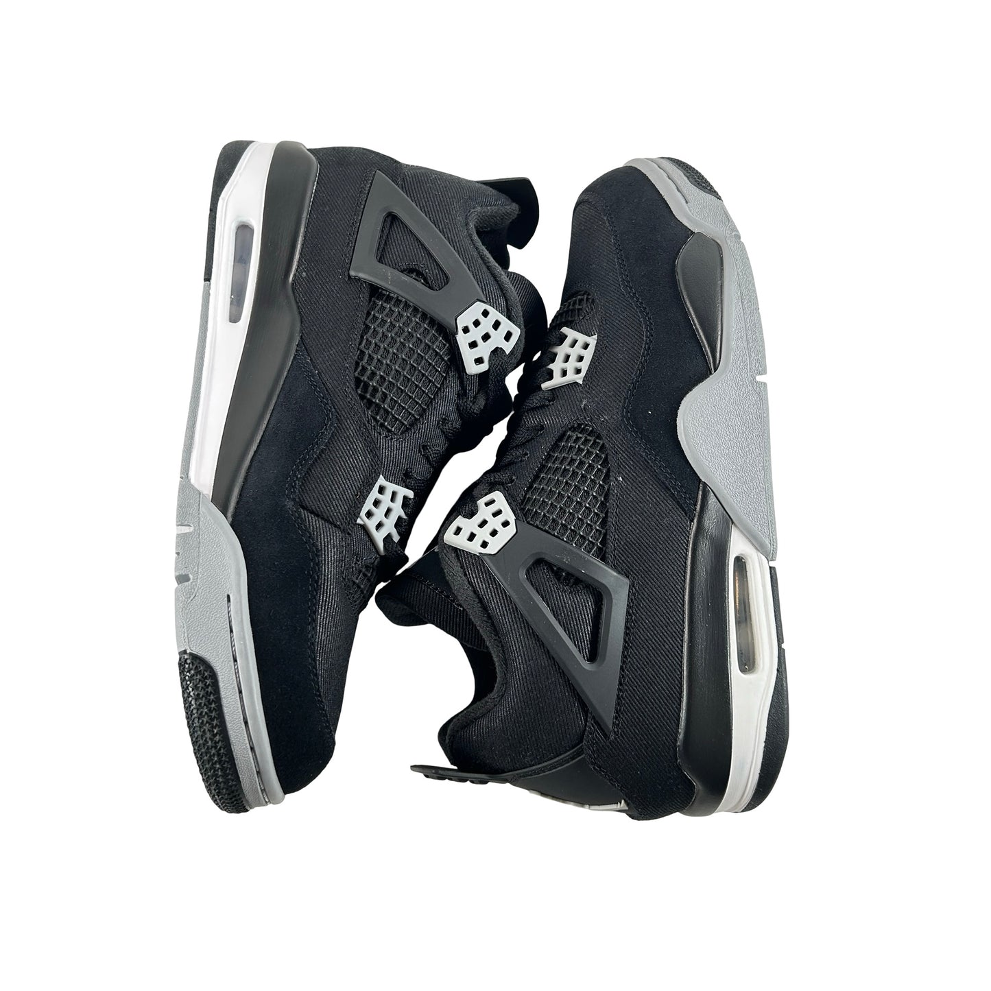 DH7138 006 Jordan 4 Retro SE Black Canvas [USED] - 9 M (VNDS)