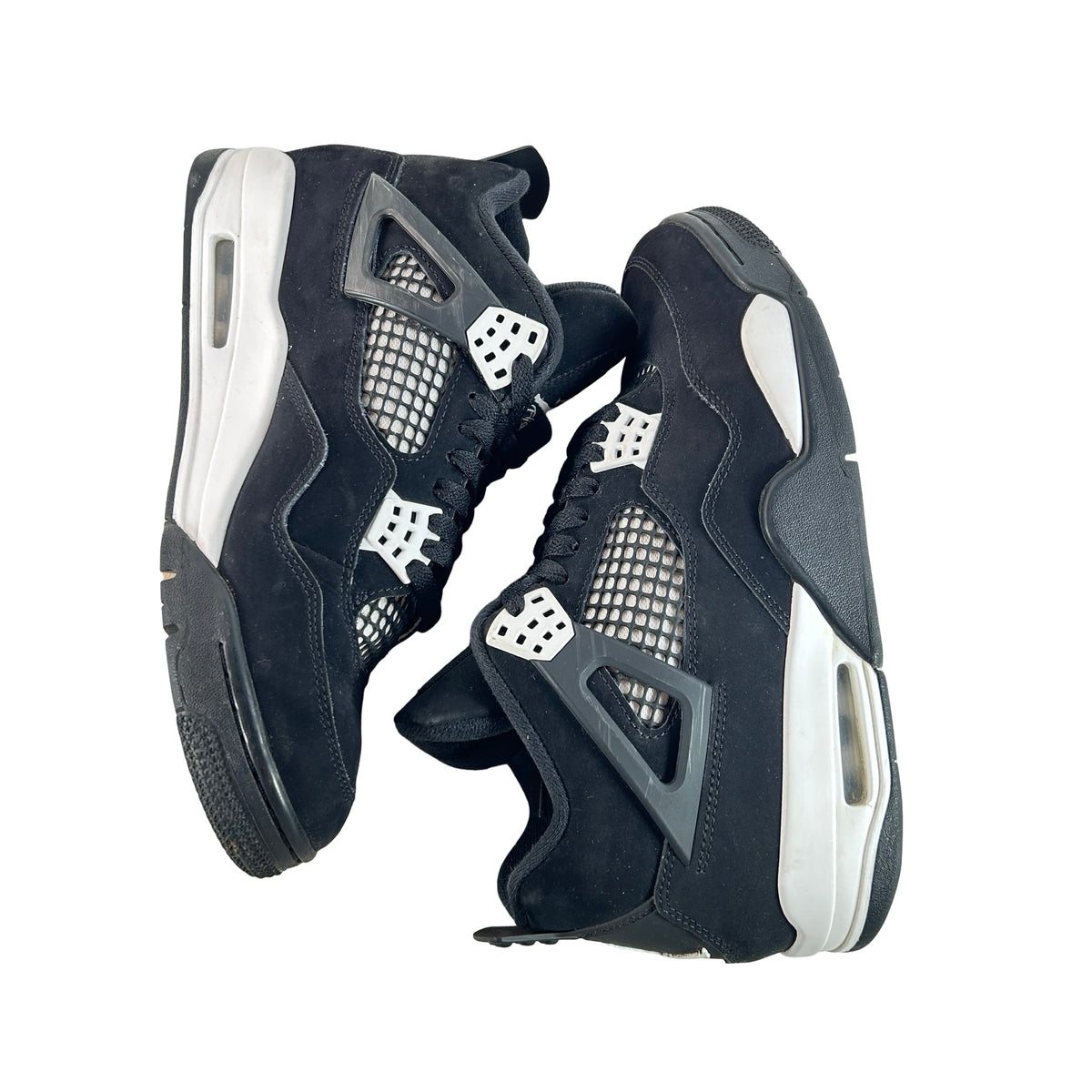 FQ8138 001  Jordan 4 Retro White Thunder [USED] - 8.5 M (Used9)