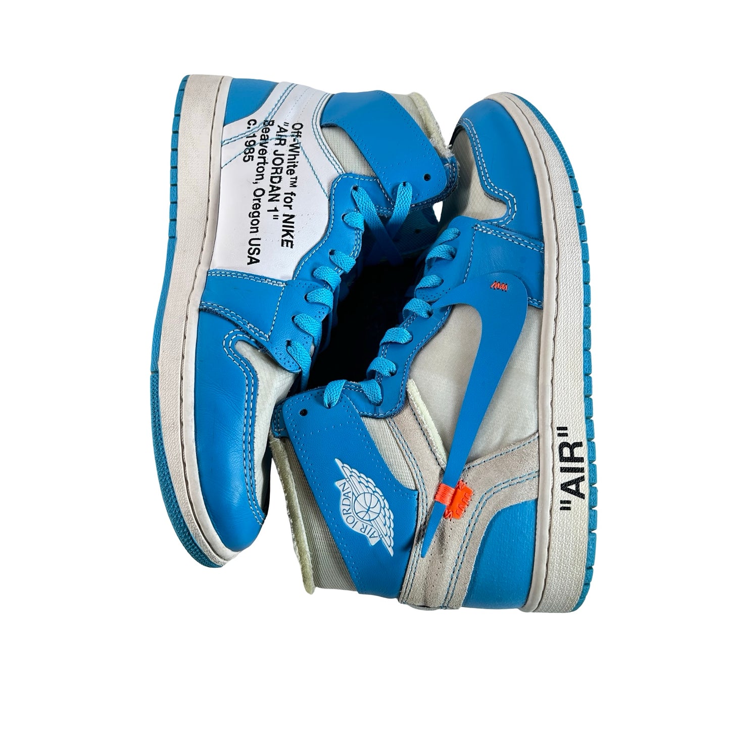 AQ0818 148 Jordan 1 Retro High Off-White UNC [USED] - 10.5 M (Used)