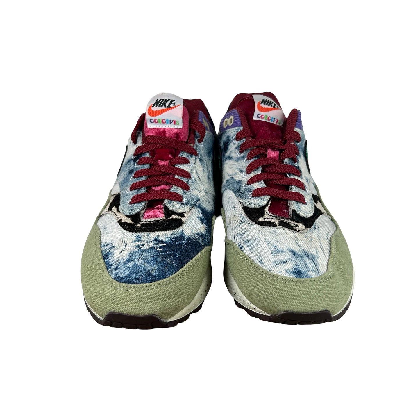DN1803 300 Nike Air Max 1 Concepts Denim Olive Canvas [USED] - 10.5 M (Used) (No Box)