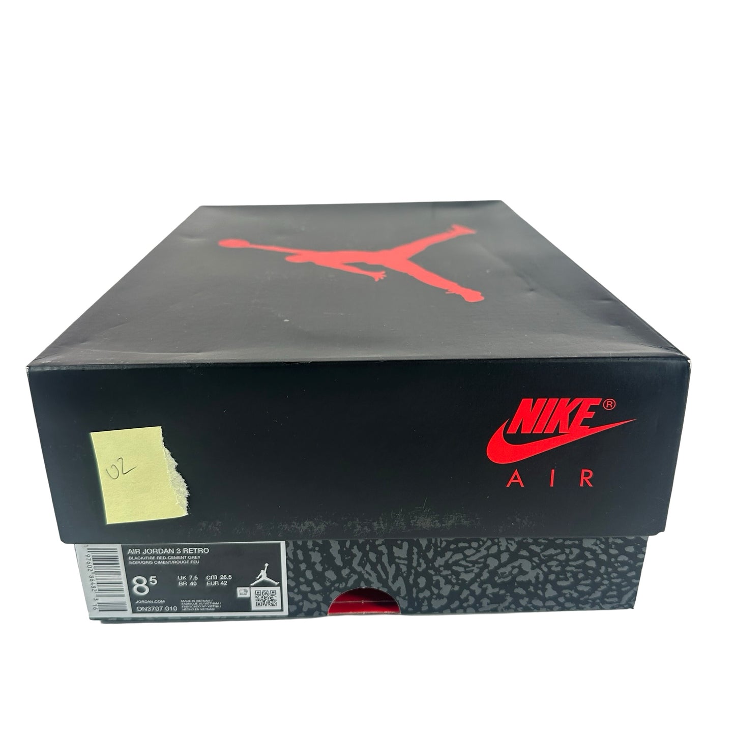 DN3707 010 Jordan 3 Retro Black Cement Reimagined (2024) [USED] - 8.5 (Used2)