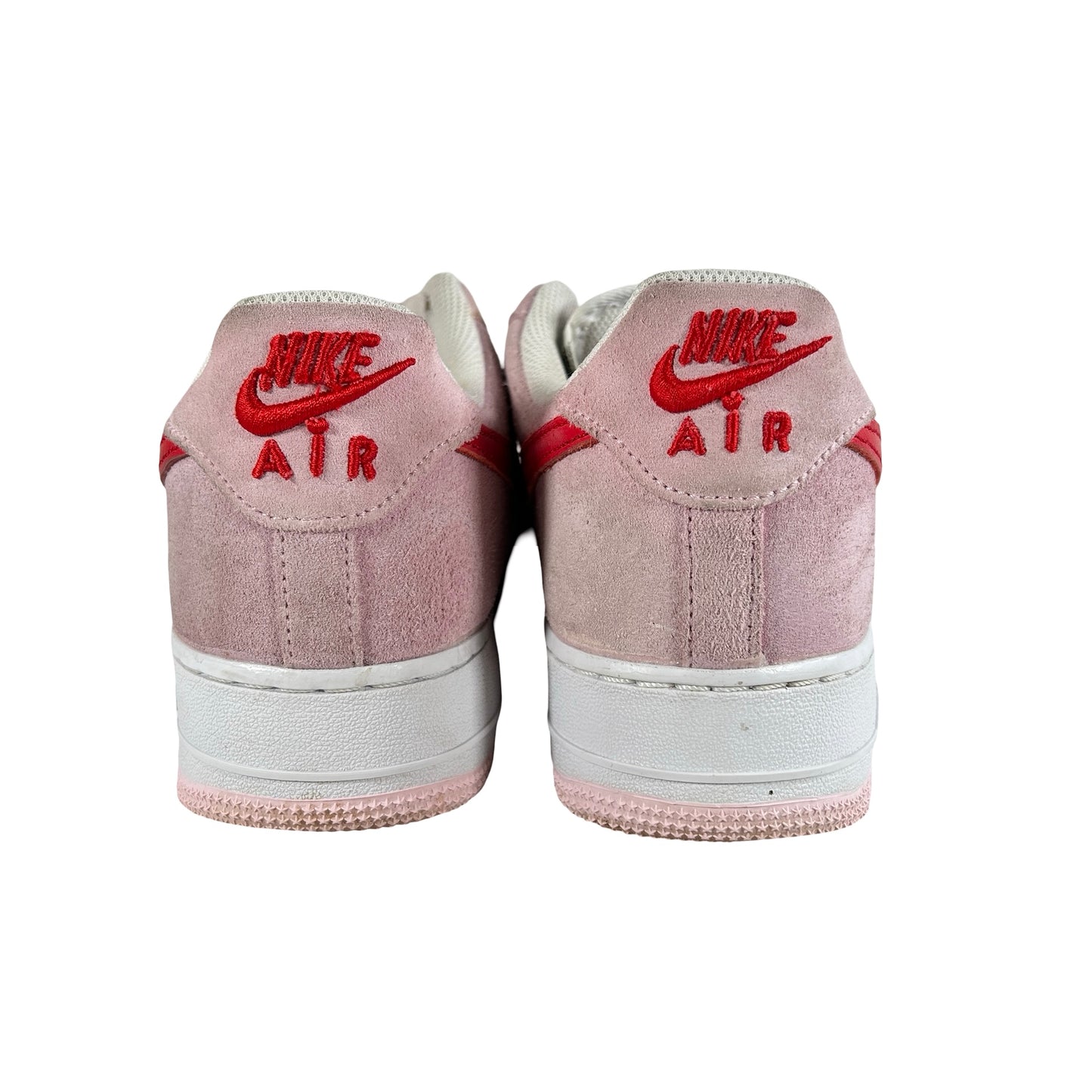 DD3384 600 Nike Air Force 1 Low '07 QS Valentine's Day Love Letter [USED] - 10 M (Used) (No Box)