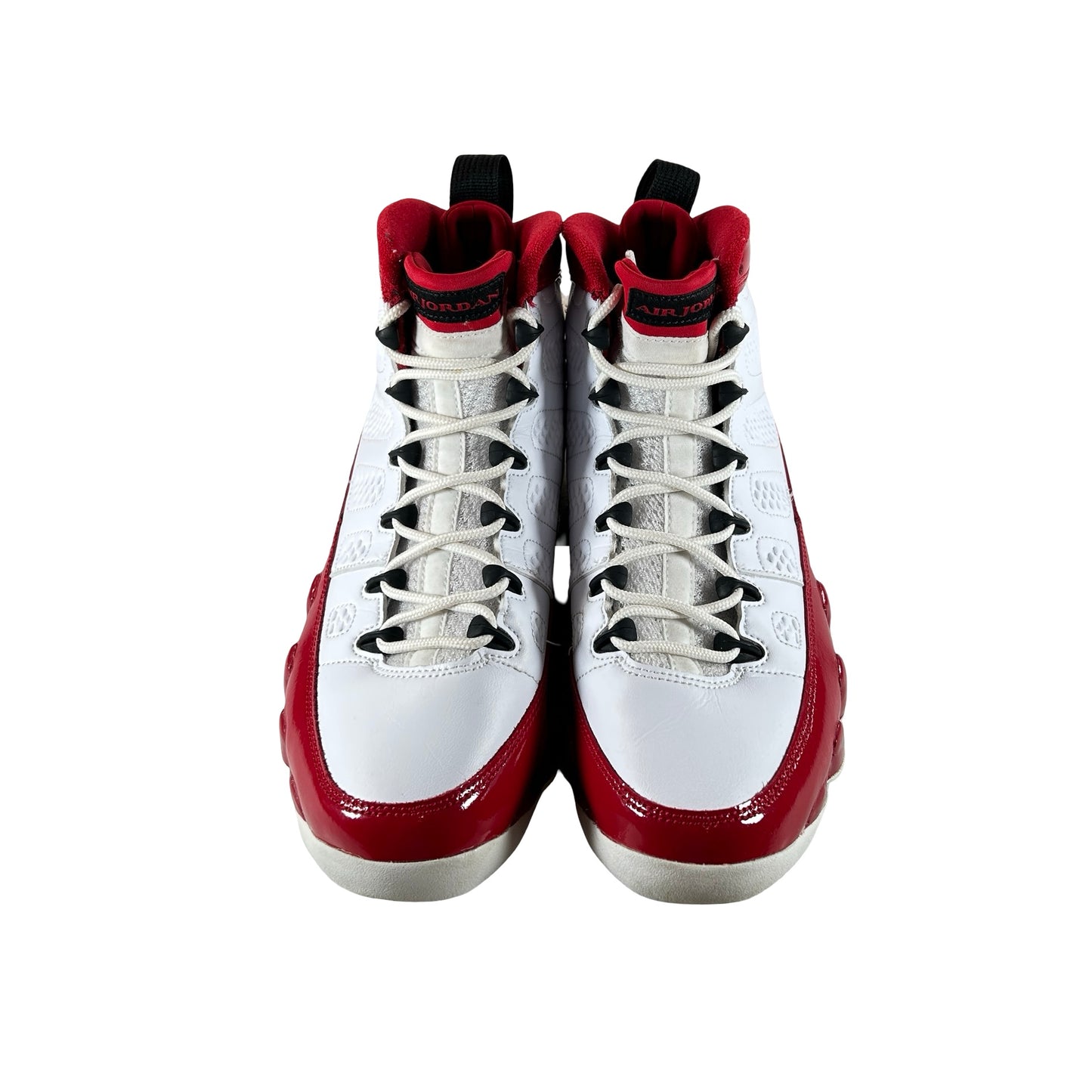302370 160 Jordan 9 Retro White Gym Red [USED] - 8 M (Used)