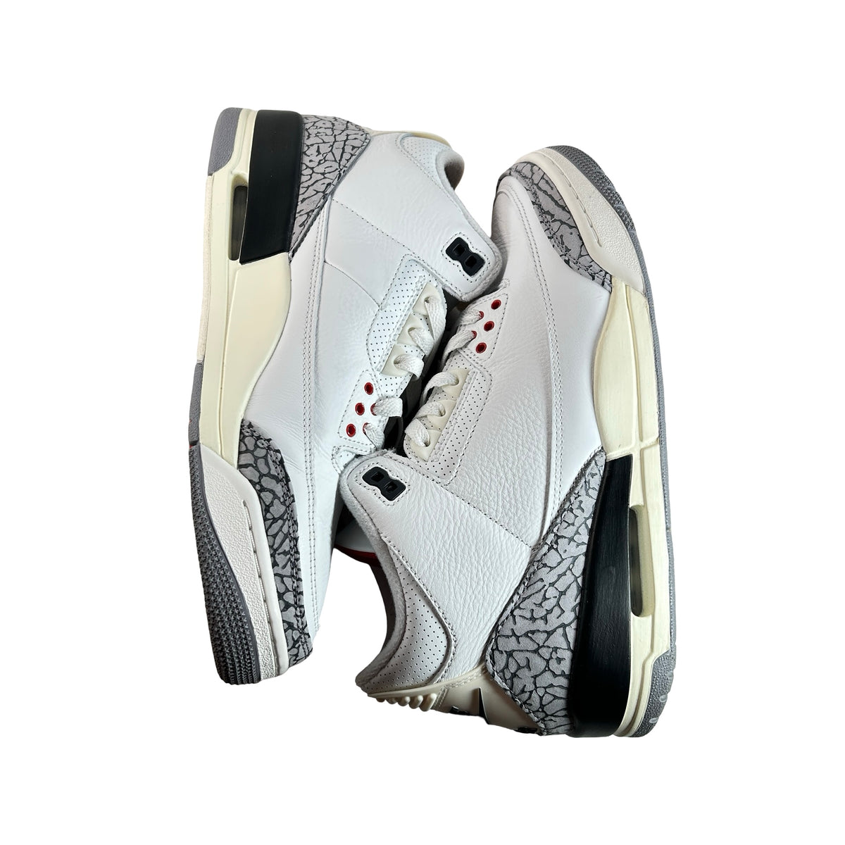 DN3707 100 Jordan 3 Retro White Cement Reimagined [USED] - 9.5 M (Used28)