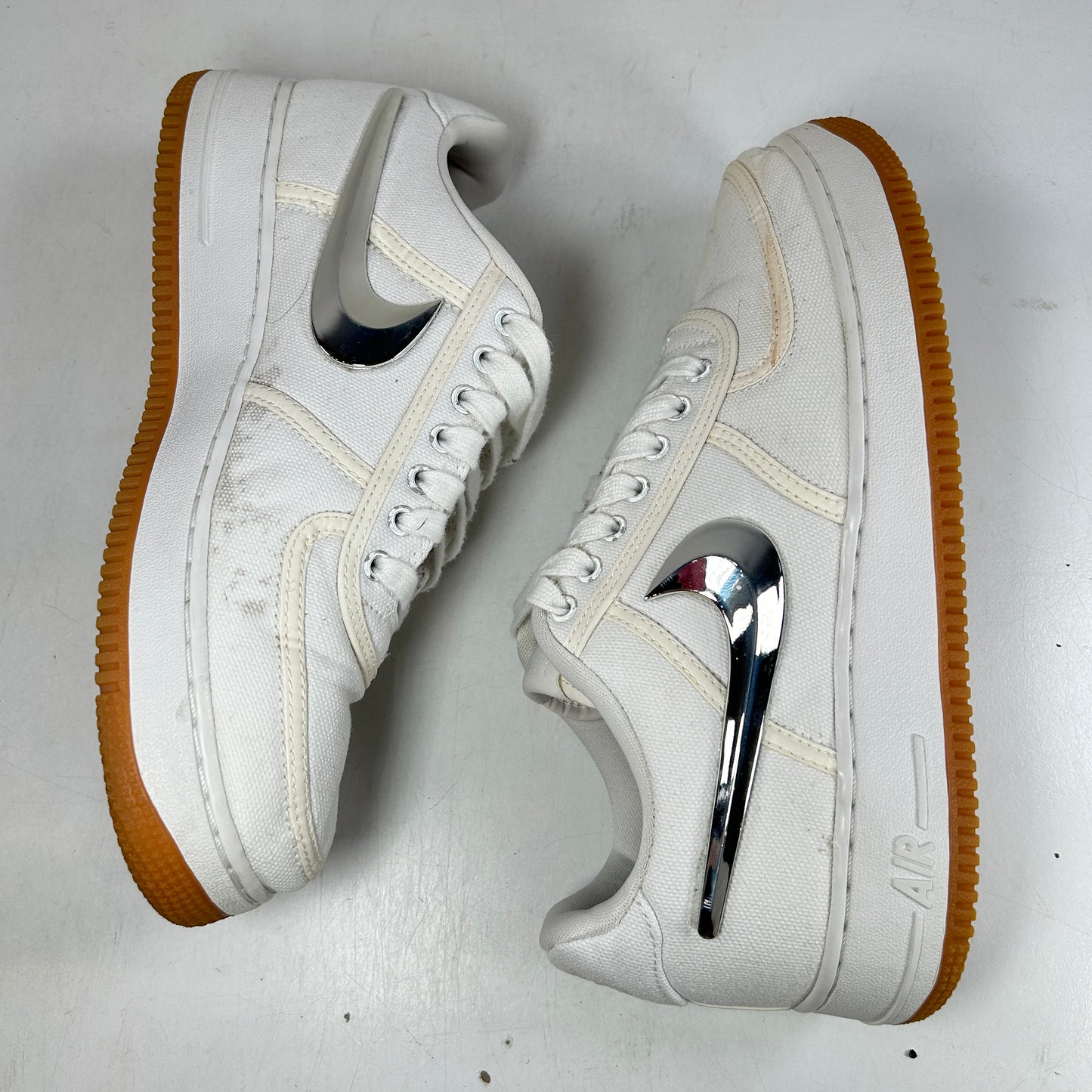 AQ4211 100 Nike Air Force 1 Low Travis Scott (AF100) [USED] - 9 M (Used)