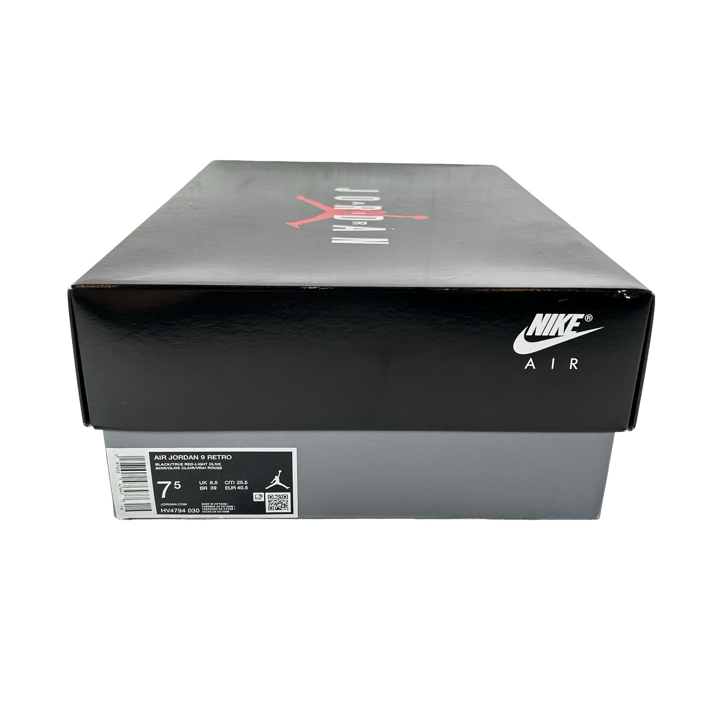 HV4794 030 Air Jordan 9 Retro Olive (2024) [USED] - 7.5 M (Used)