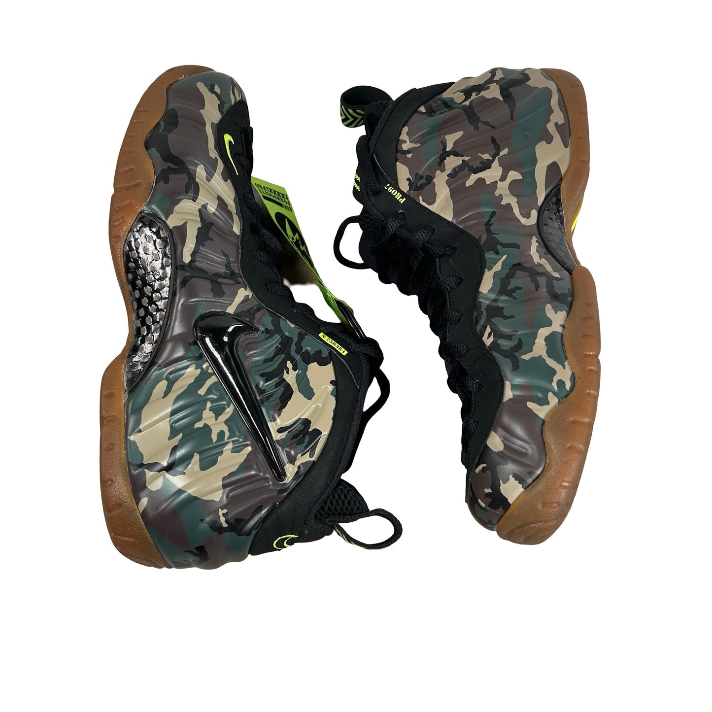 587547 300 Nike Air Foamposite Pro Army Camo [USED] - 10 M (Used) (No Box)