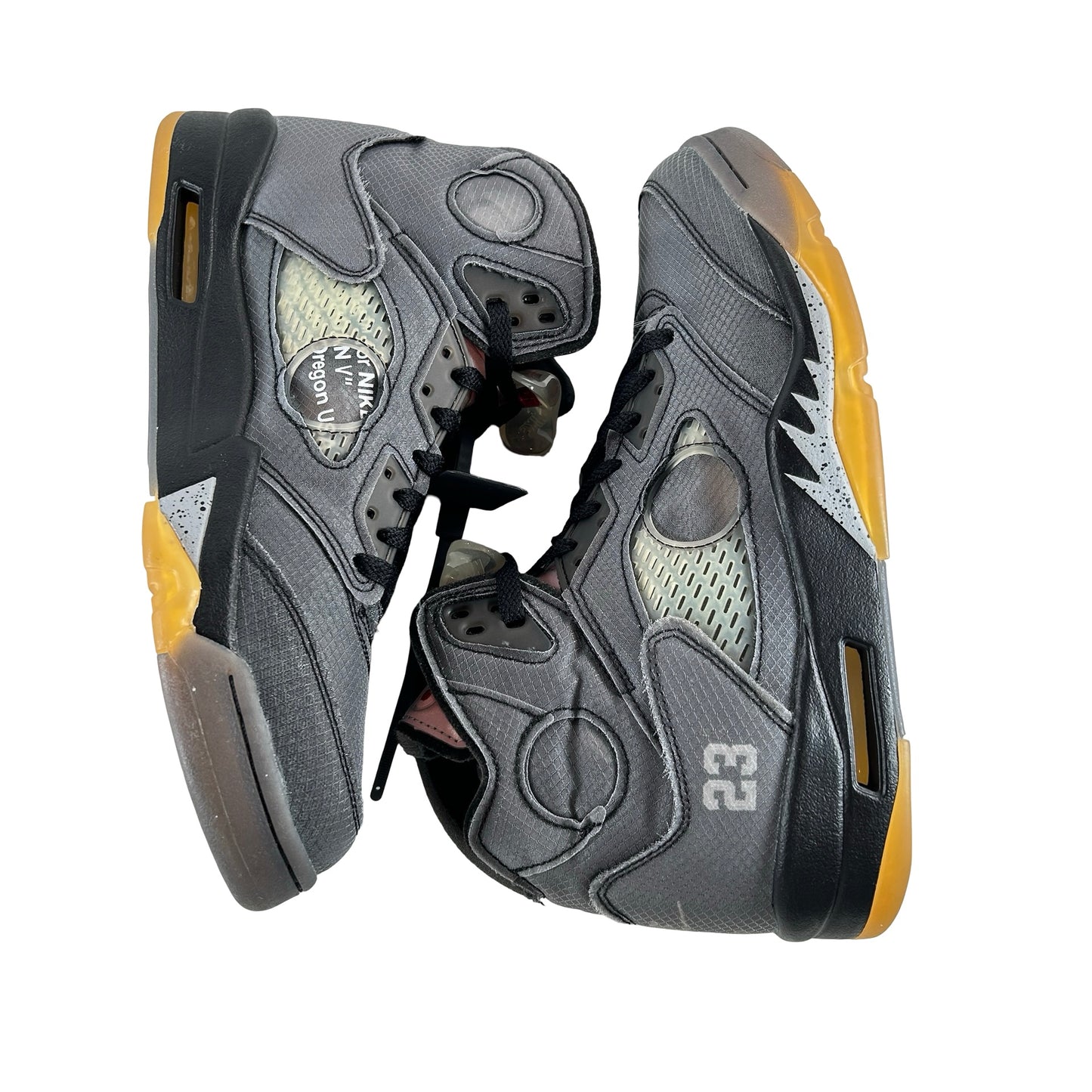 CT8480 001 Jordan 5 Off-White Black [USED] - 11 M (VNDS) (Replace Box)