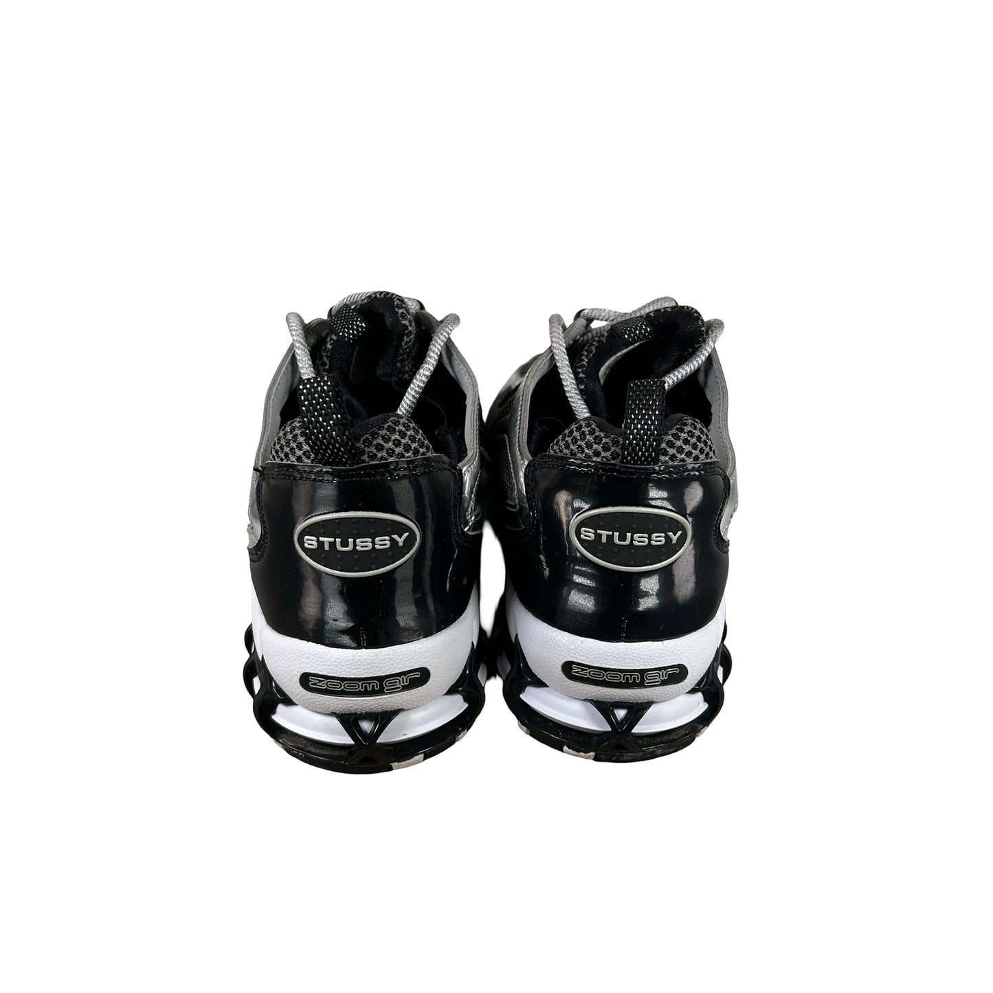 CU1854 001 Nike Air Zoom Spiridon Cage 2 Stussy Pure Platinum [USED] - 8 M (Used)