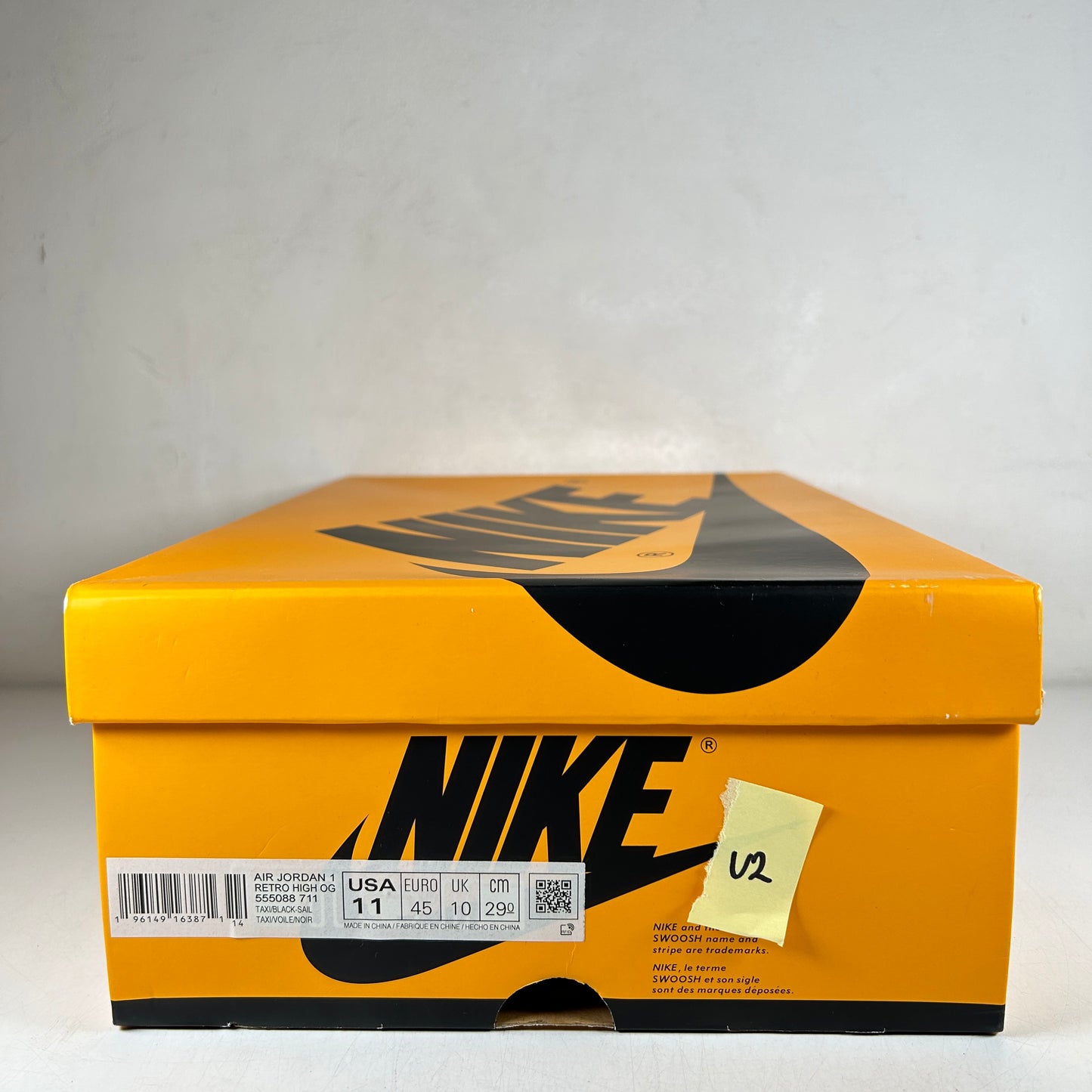 555088 711 Jordan 1 Retro High OG Yellow Toe [USED] - 11 M (Used2)