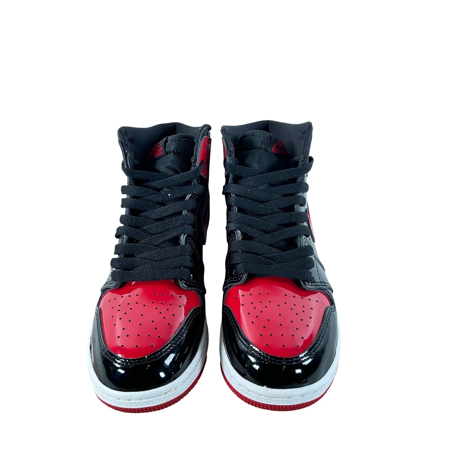 575441 063 Jordan 1 Retro High OG Patent Bred (GS) [USED] - 6 Y (Used2)