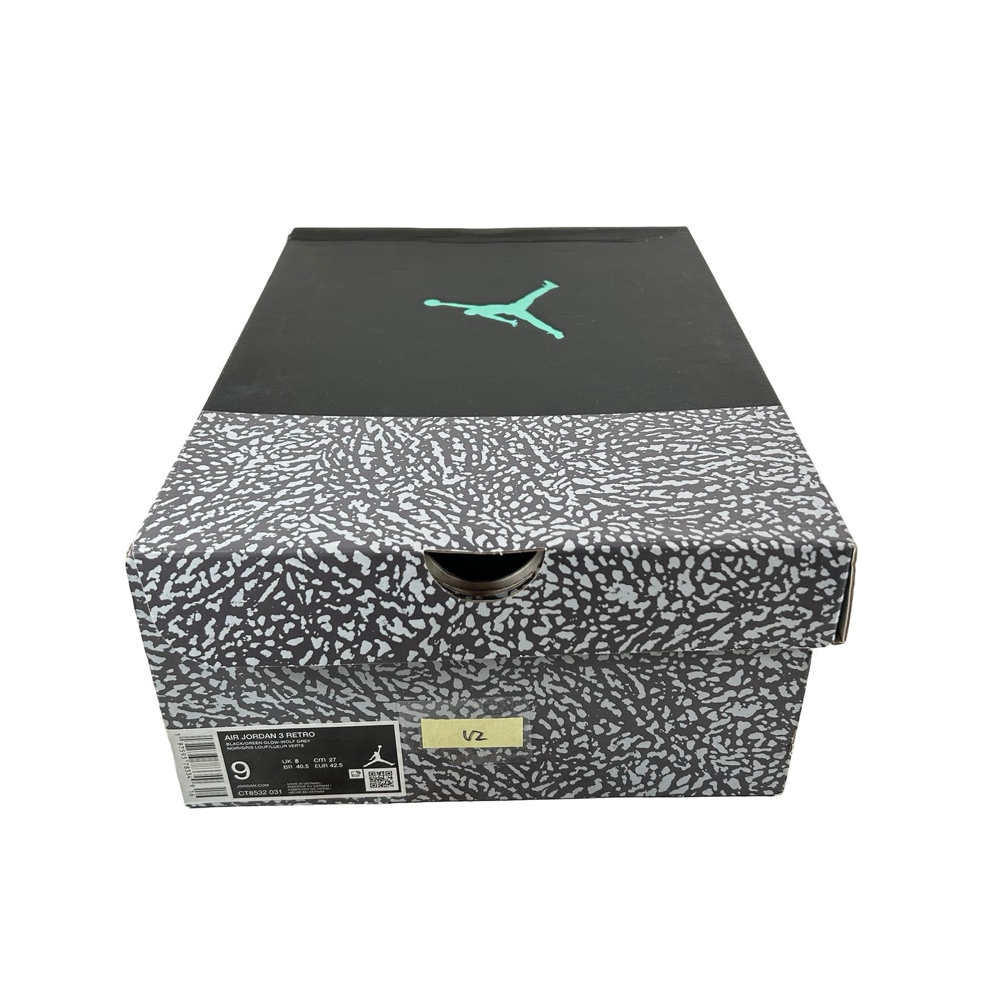 CT8532 031 Jordan 3 Retro Green Glow [USED] - 9 M (Used2)