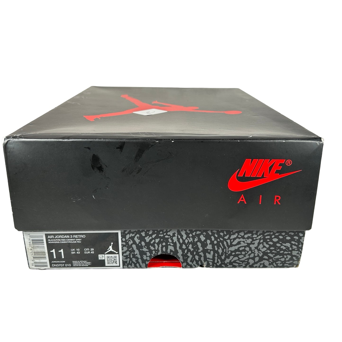 DN3707 010 Jordan 3 Retro OG Black Cement (2024) [USED] - 11 M (Used3)