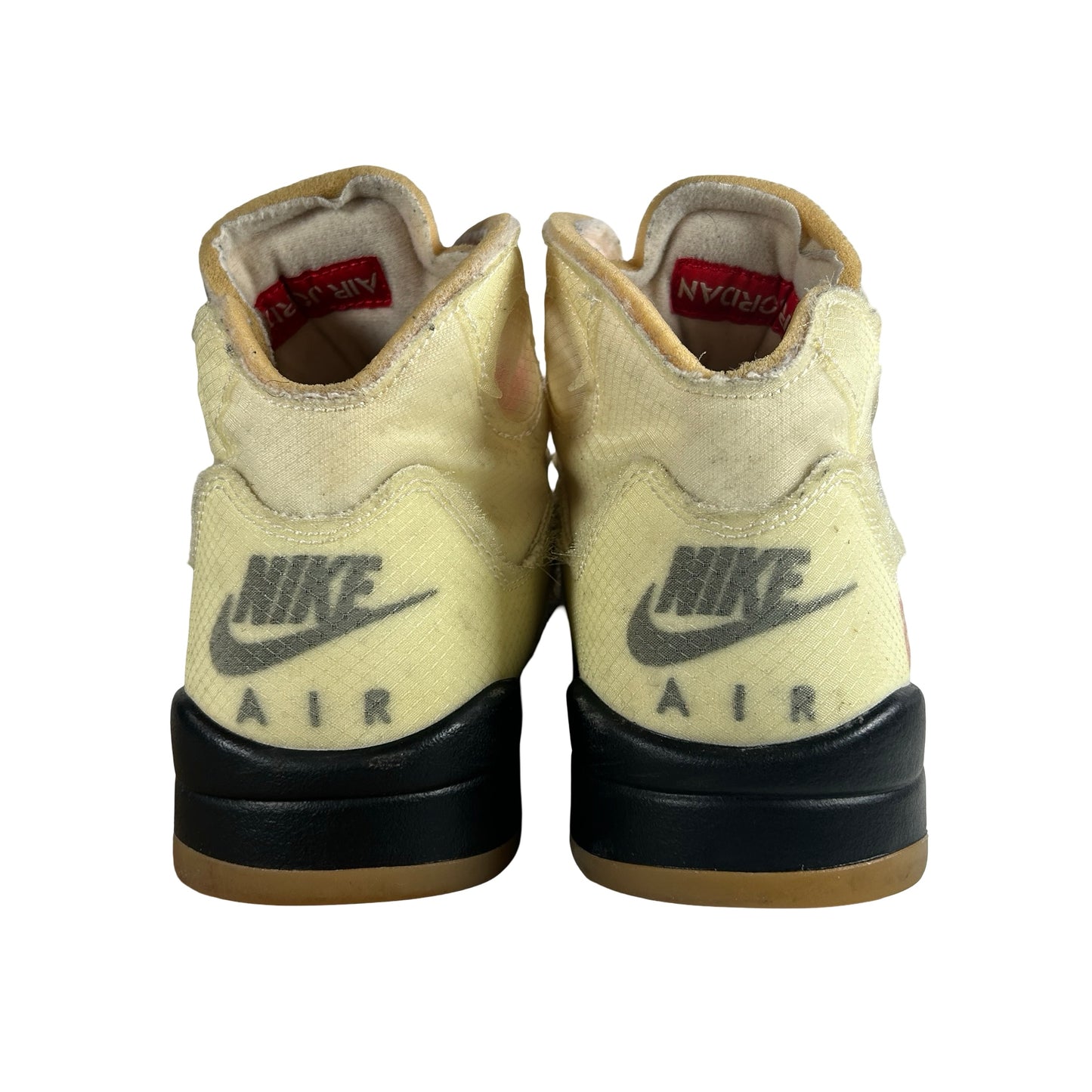 DH8565 100 Jordan 5 Off-White Sail [USED] - 9 M (Used8) (Missing Insoles)