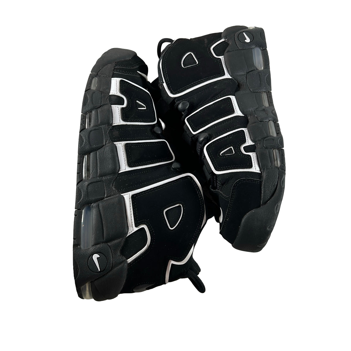 FV2291 001 Nike Air More Uptempo 96 Black White (2023) [USED] - 11 M (Used) (No Box)