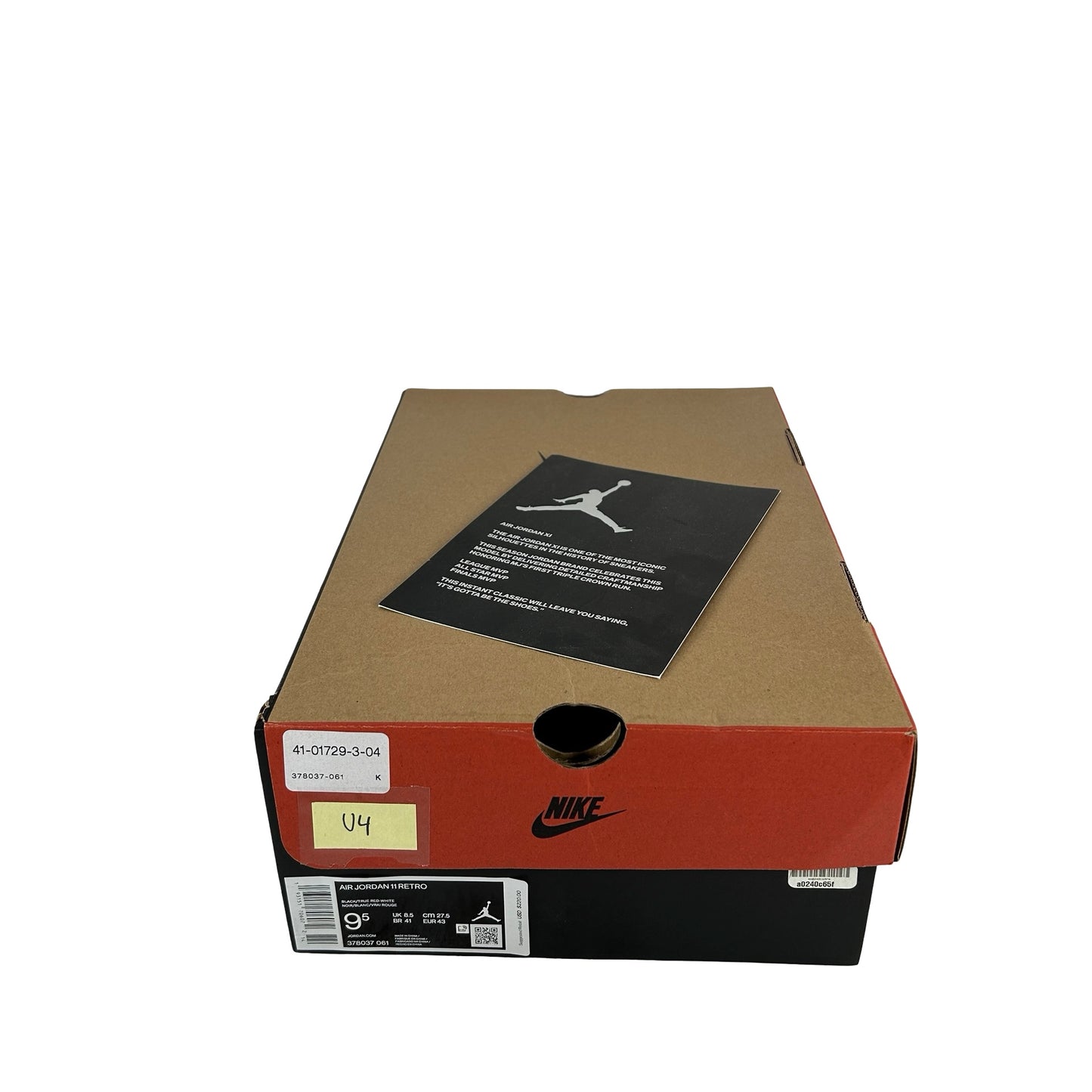 378037 061 Jordan 11 Bred (2019) [USED] - 9.5 M (Used4)