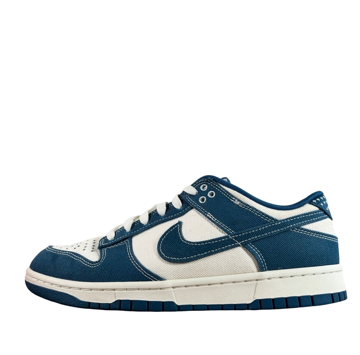 DV0834 101 Nike Dunk Low Industrial Blue Sashiko [USED] - 10 M (Used)
