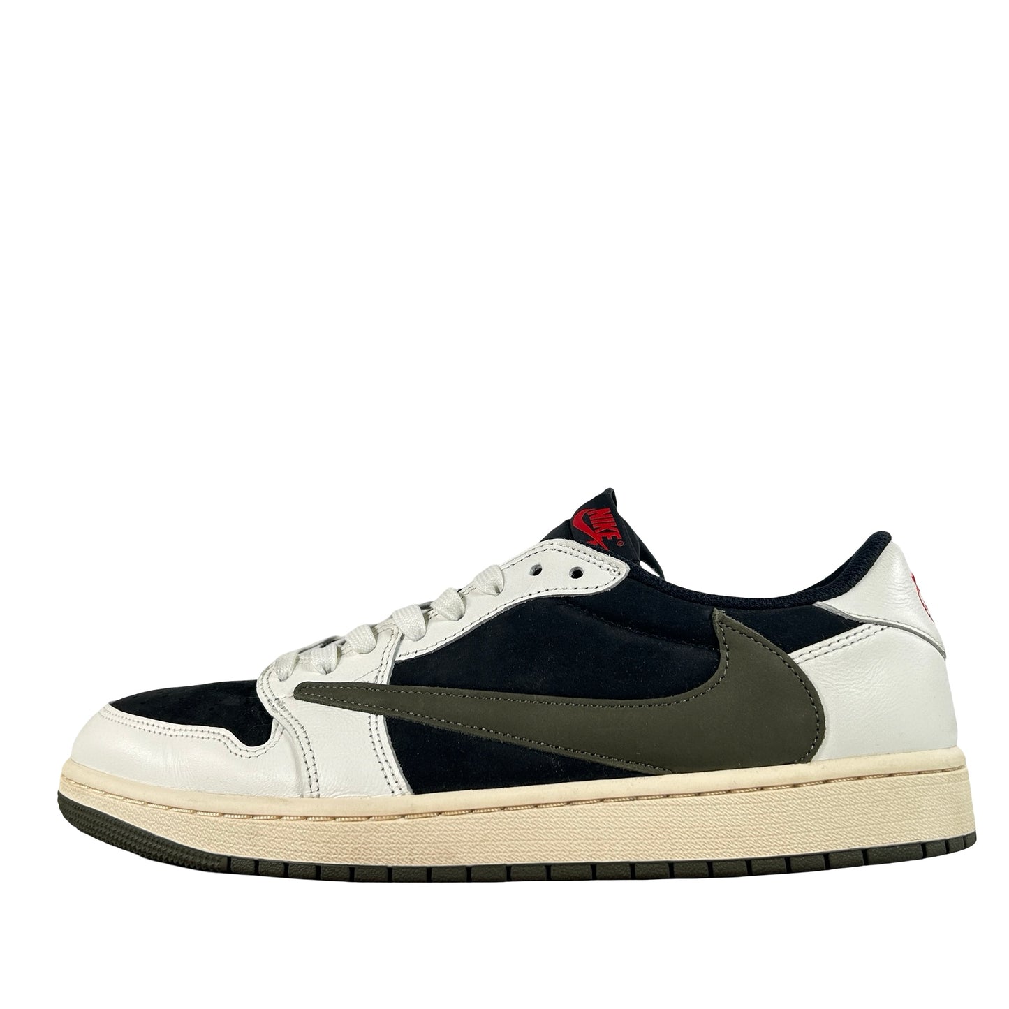 DZ4137 106 Jordan 1 Retro Low OG SP Travis Scott Olive (W) [USED] - 13 W (Used6)