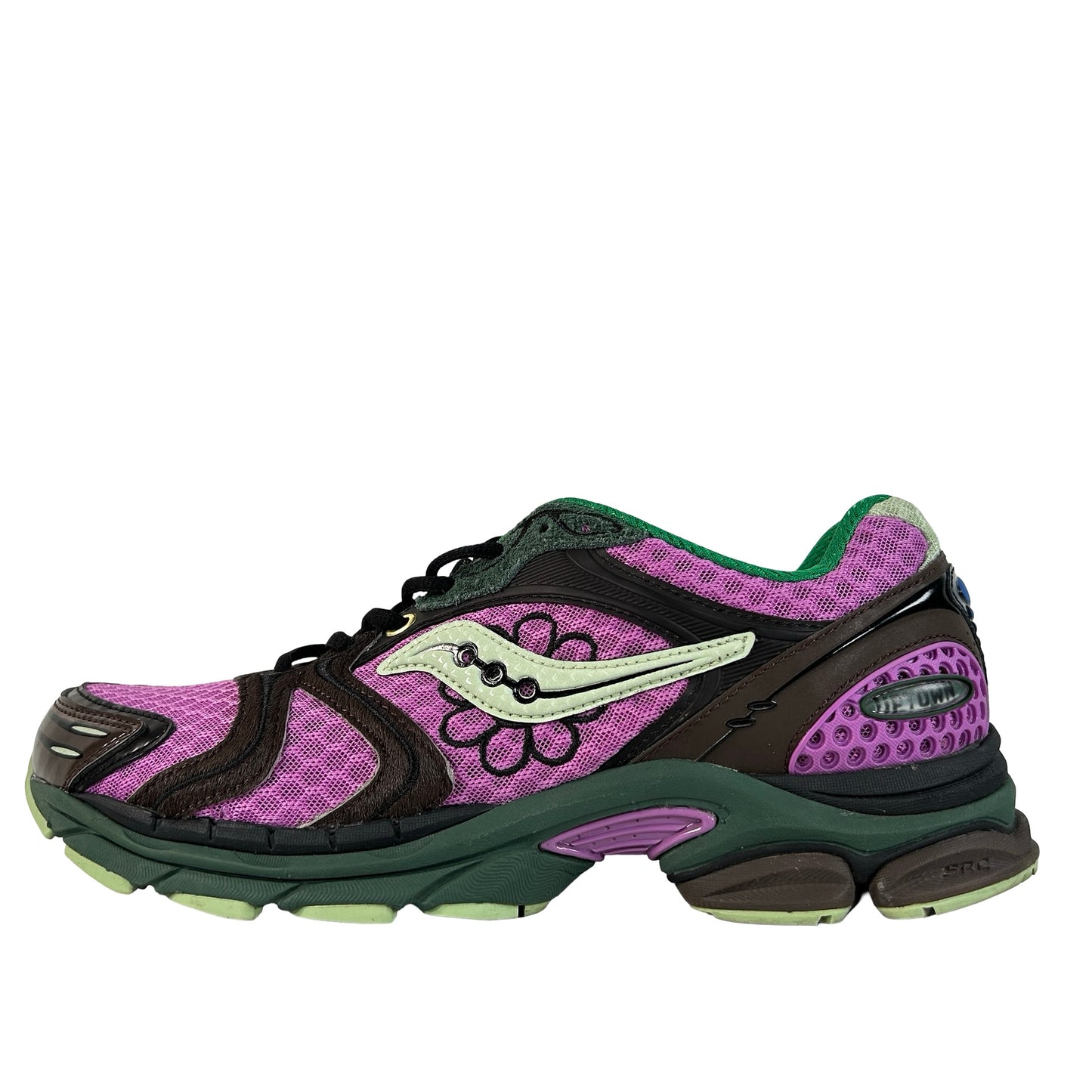 S70966 3 Saucony ProGrid Triumph 4 Jae Tips Flowers Grow Uptown Perilla [USED] - 9.5 M (Used)