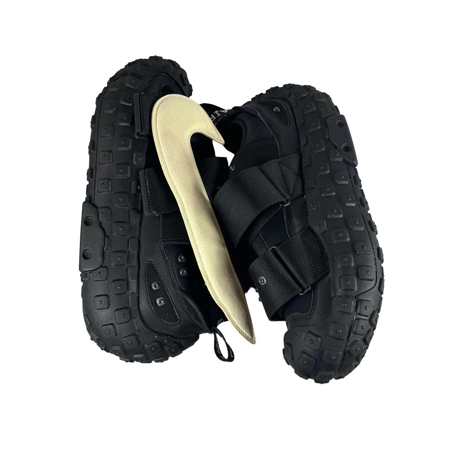 DV7164 001 Nike CPFM Air Flea 2 Cactus Plant Flea Market Black Alabaster [USED] - 10.5 M (Used)