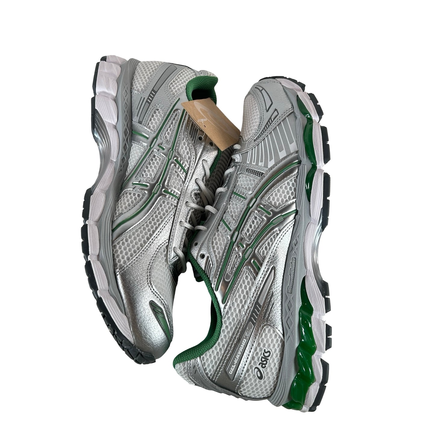 1203A759 100 ASICS Gel-Kayano 12.1 Silver Green [USED] - 11 M (Used)