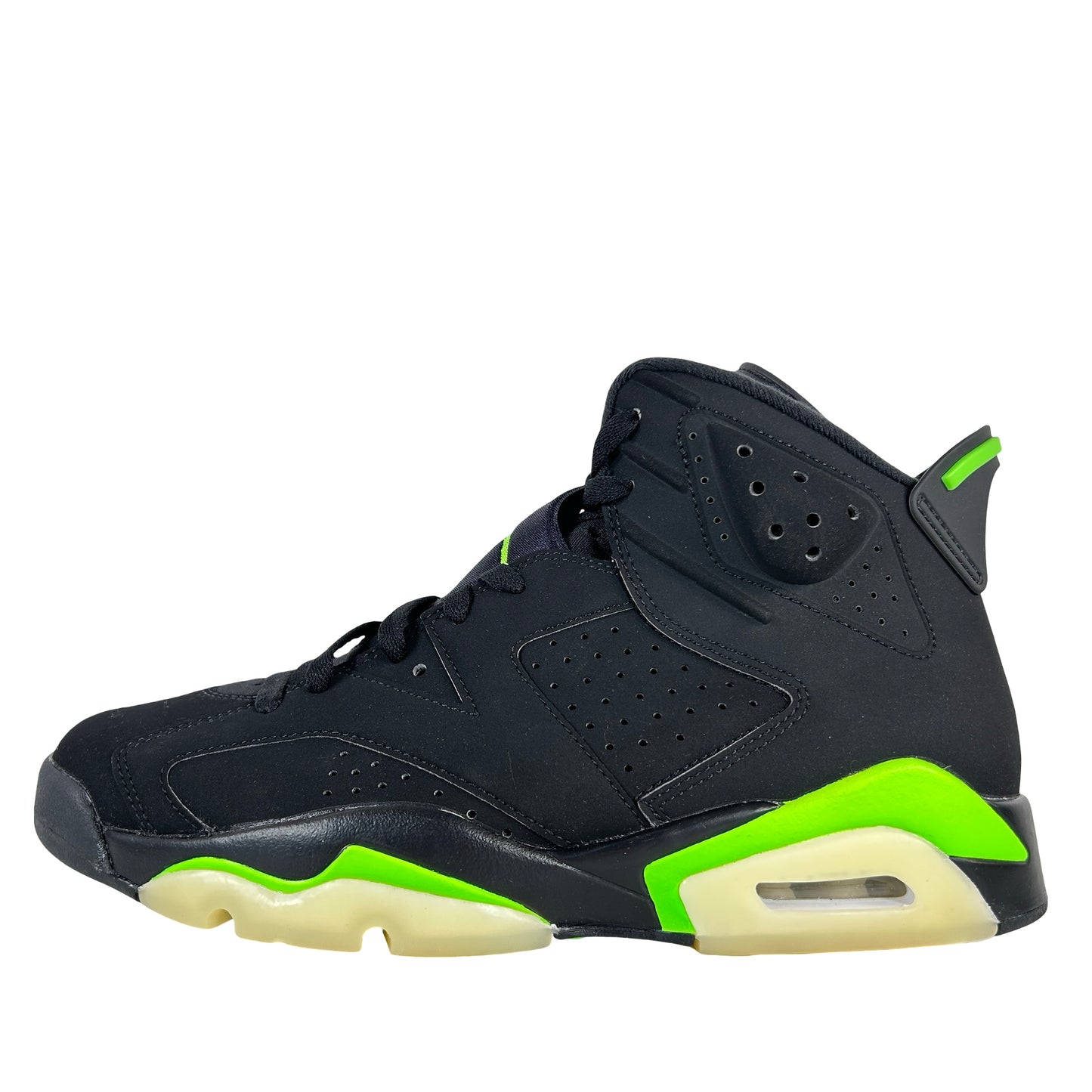CT8529 003 Air Jordan 6 Retro Electric Green - 9.5 M (Yellowing)