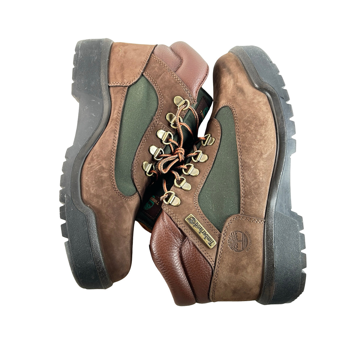 TB0A18A6 D47 Timberland Field Boot Mid Lace Up Waterproof Chocolate [USED] - 8 M (Used)