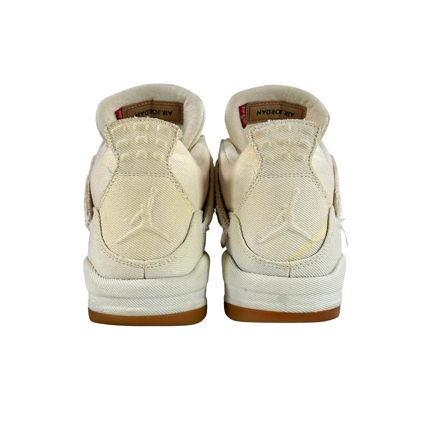 AO2571 100 Jordan 4 Retro Levi's White (Levi's Tag) (Sample) - 8 M (Used)