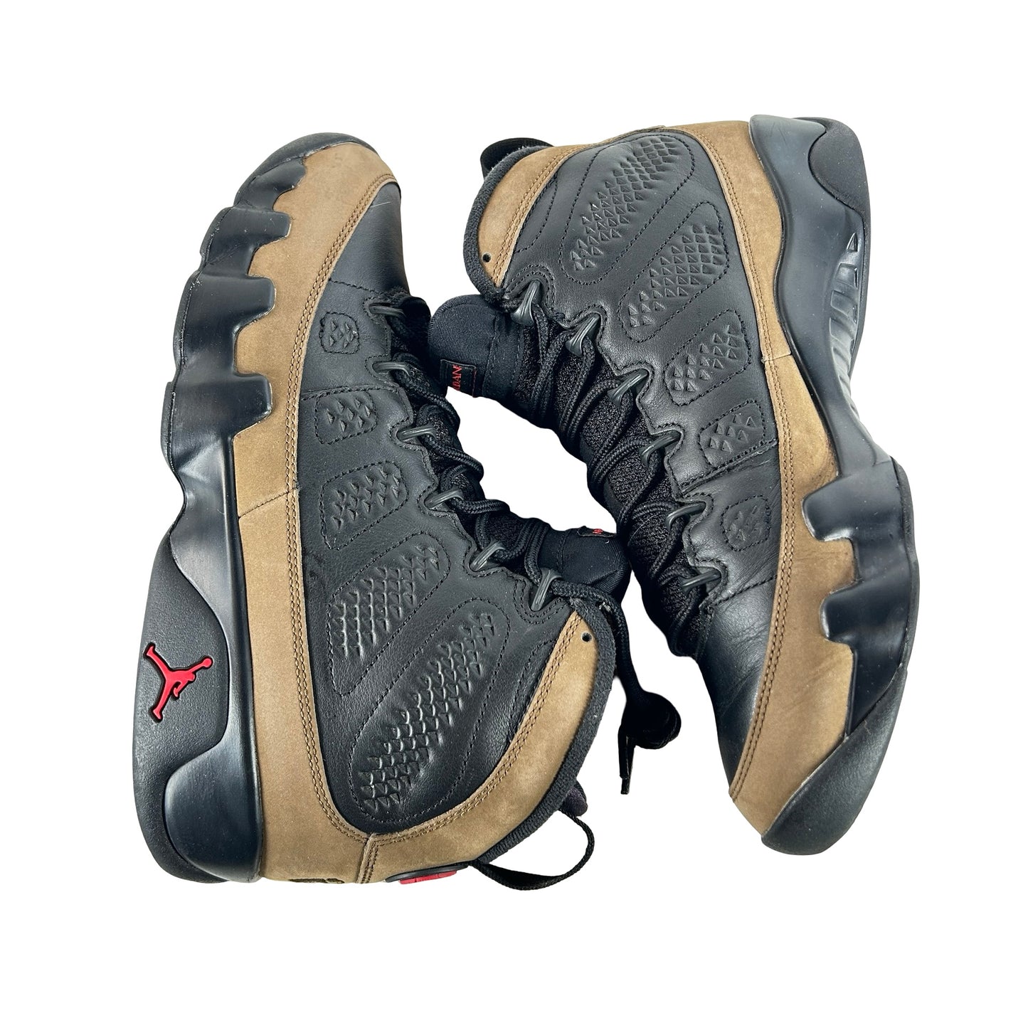 HV4794 030 Air Jordan 9 Retro Olive (2024) [USED] - 9.5 M (Used18)