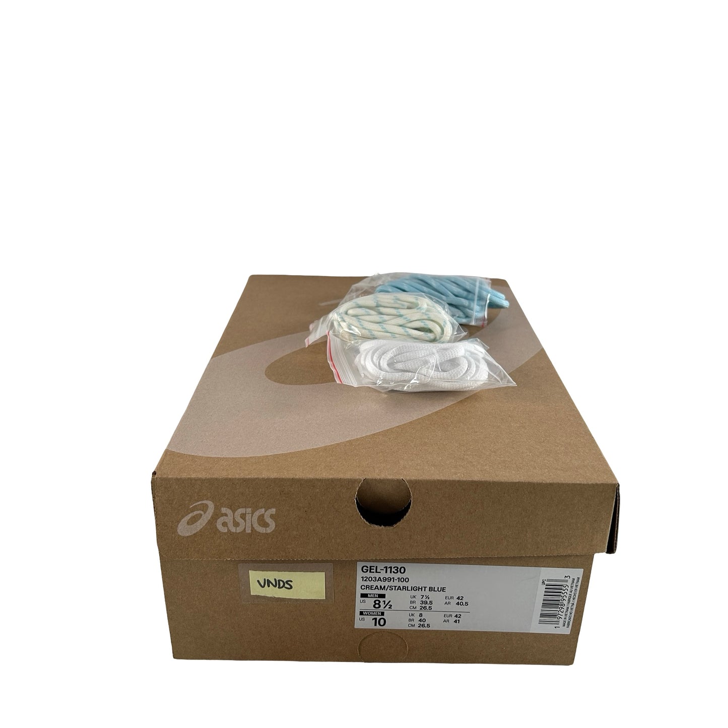 1203A991 100 ASICS Gel-1130 Kith Cream Starlight Blue [USED] - 8.5 M (VNDS)