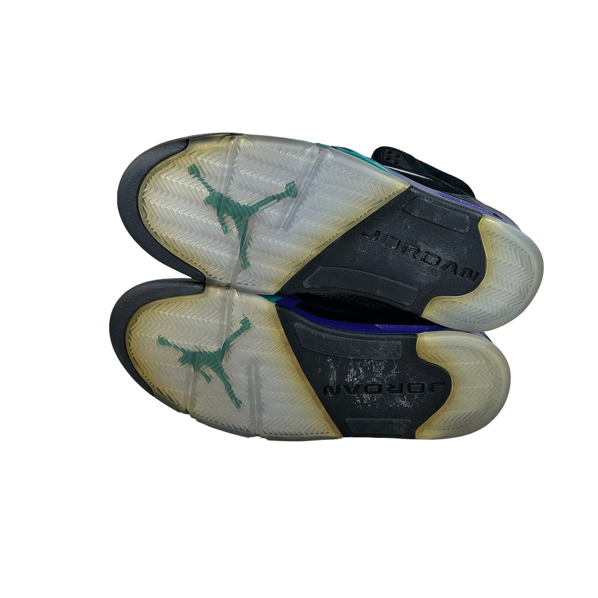 136027 007 Air Jordan 5 Retro Black Grape (2013) - 11.5 M (Yellowing Soles)