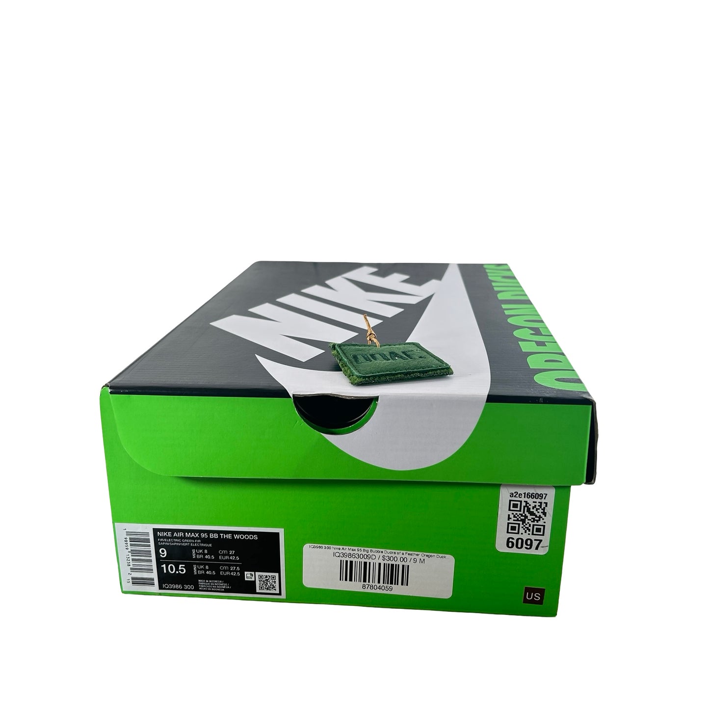 IQ3986 300 Nike Air Max 95 Big Bubble Ducks of a Feather Oregon Ducks The Woods [USED] - 9 M (Used)