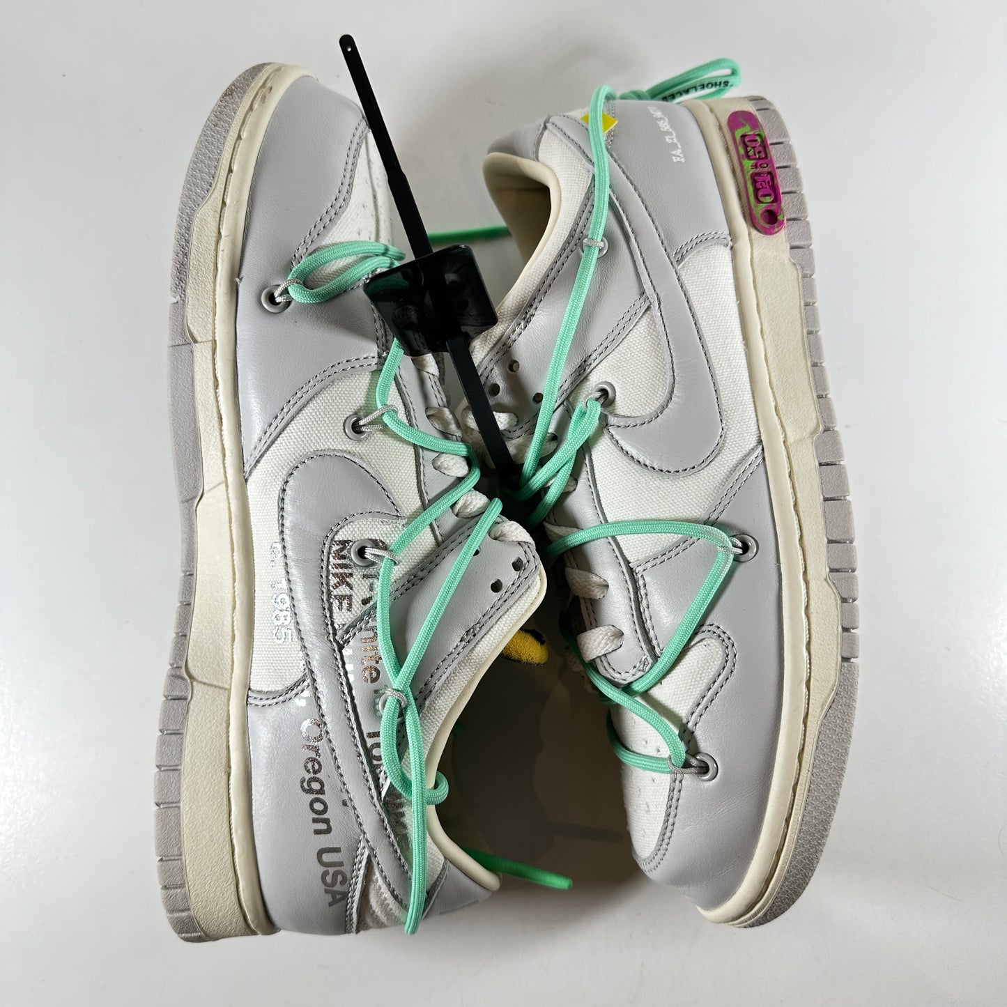 DM1602 114 Nike Dunk Low Off-White Lot 4 [USED] - 8.5 M (Used)