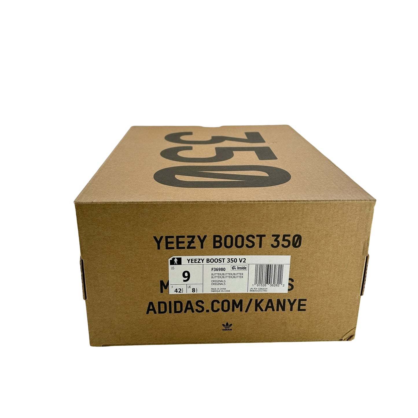 F36980 Adidas Yeezy Boost 350 V2 Butter 2018 [USED] - 9 M (Used)