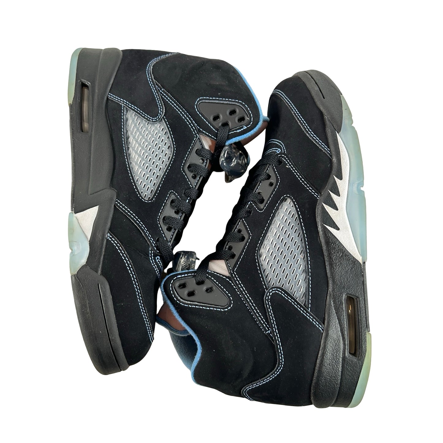 DD0587 008 Jordan 5 Retro Black University Blue (2026) [USED] - 8 M (Used) (Replace Box)
