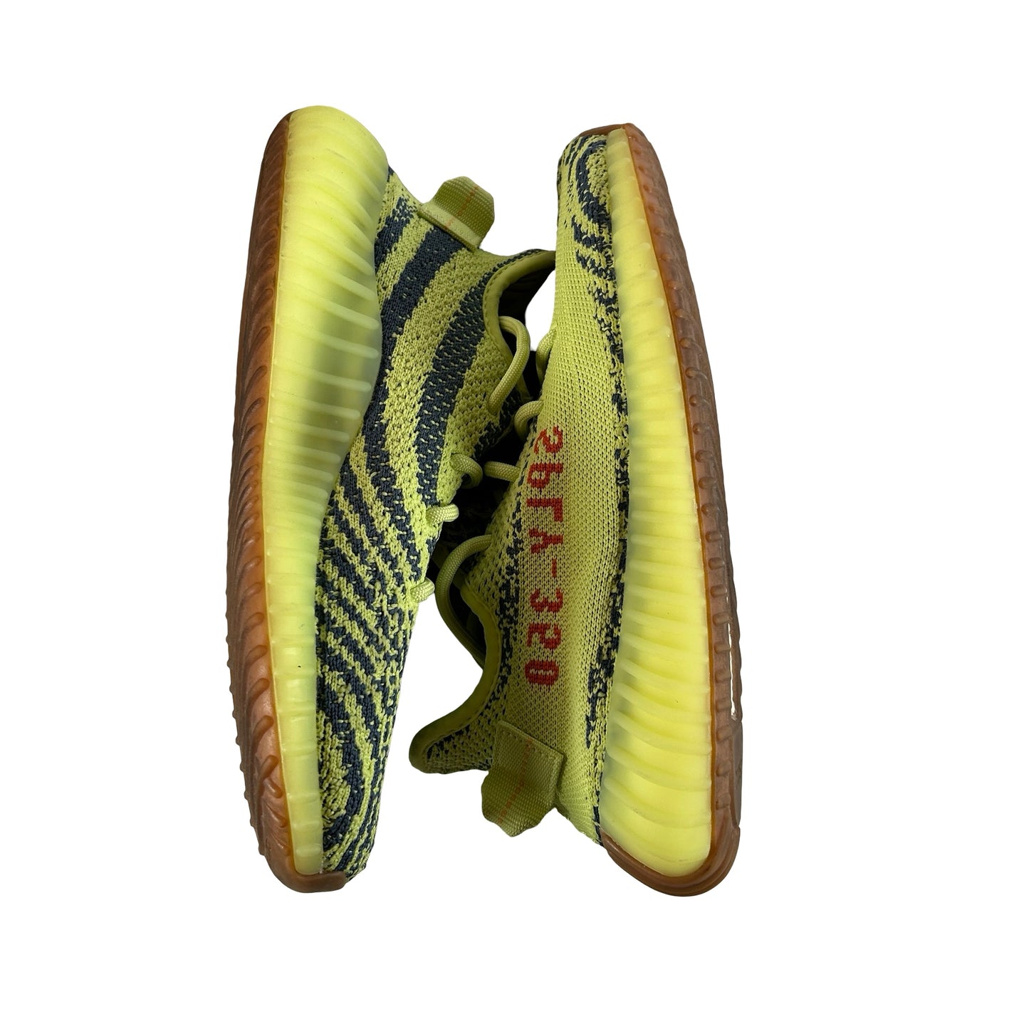B37572 adidas Yeezy Boost 350 V2 Semi Frozen Yellow [USED] - 5 M (Used)