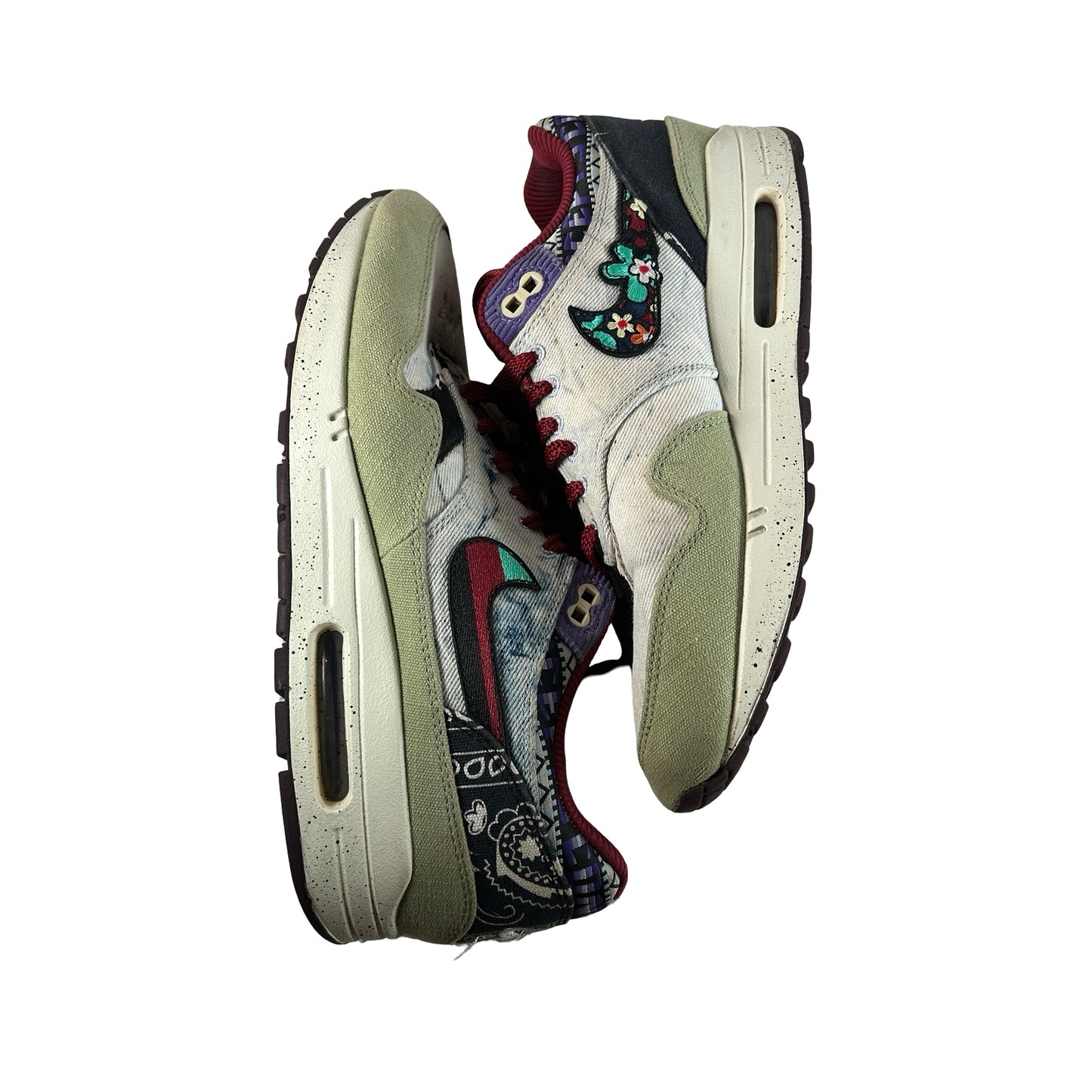 DN1803 300 Nike Air Max 1 Concepts Denim Olive Canvas [USED] - 9.5 M (Used3)