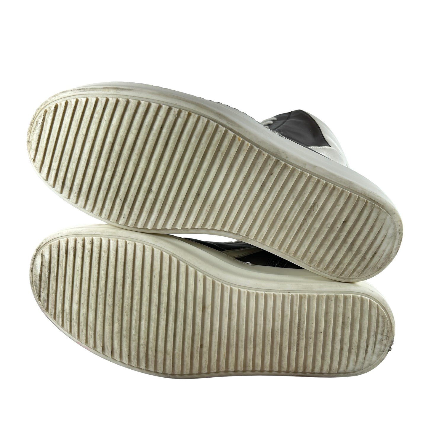 Rick Owens Men's Geobasket Sneakers Dust/White [USED] - 42 (Used) (No Box)