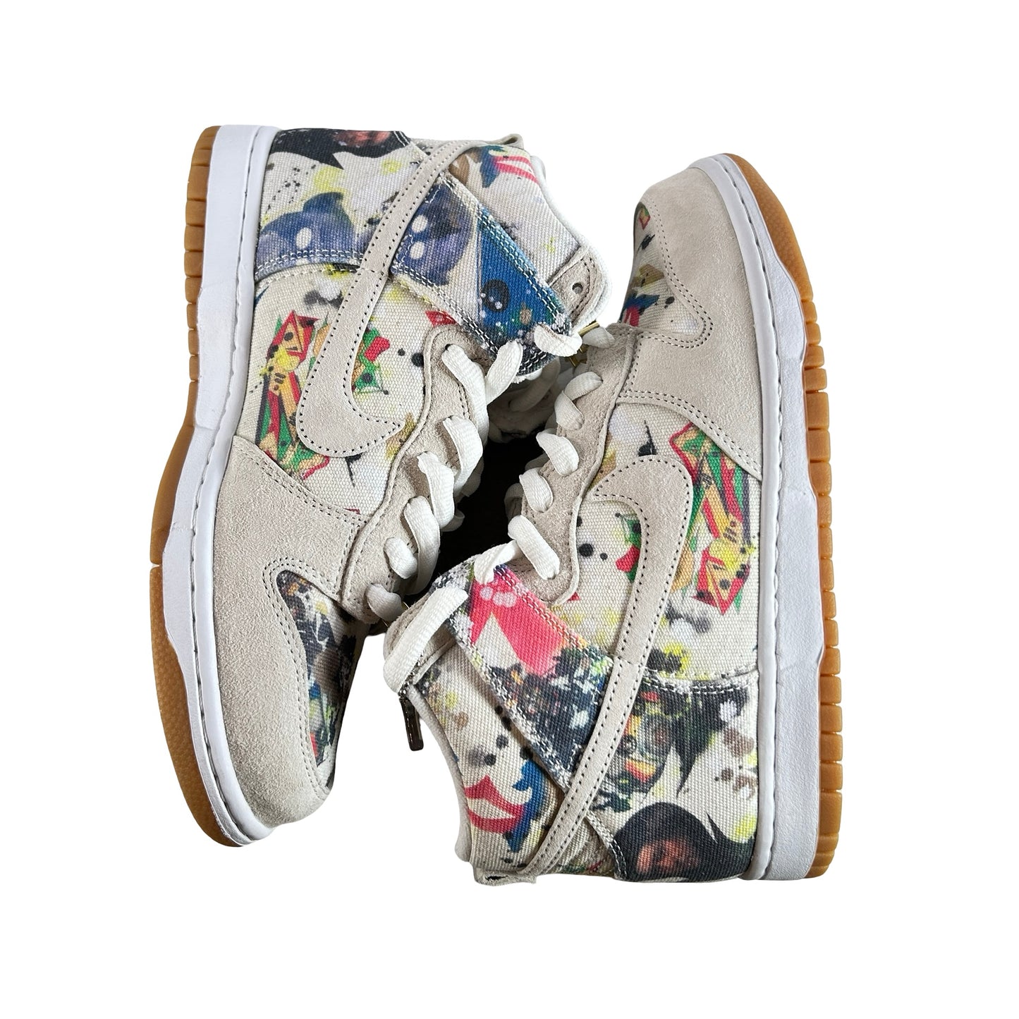 FD8779 100 Nike SB Dunk High Supreme Rammellzee [USED] - 7 M (Used) (Replace Box)